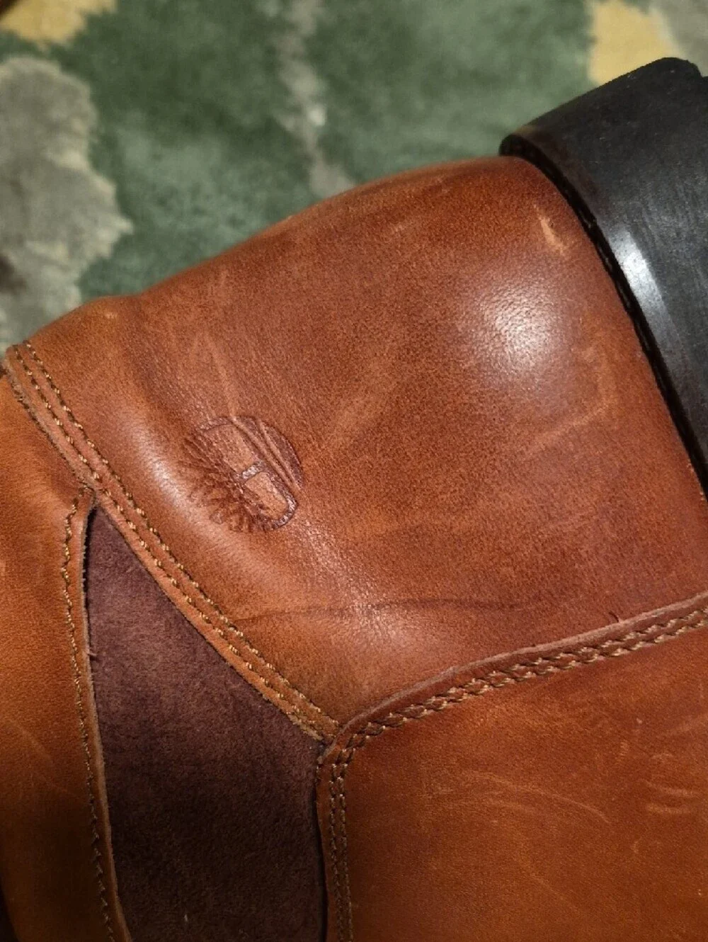 Timberland Chestnut Leather & Suede Fur-Lined Mid-Calf Boots